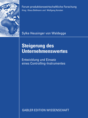 cover image of Steigerung des Unternehmenswertes